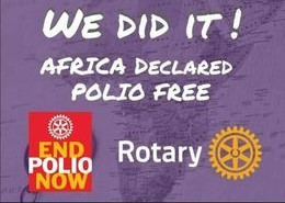 Poliovirus er utryddet i Afrika