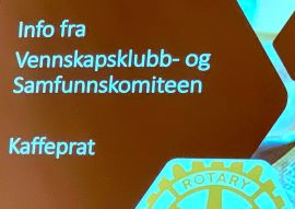 Kaffeprat med info fra komiteene